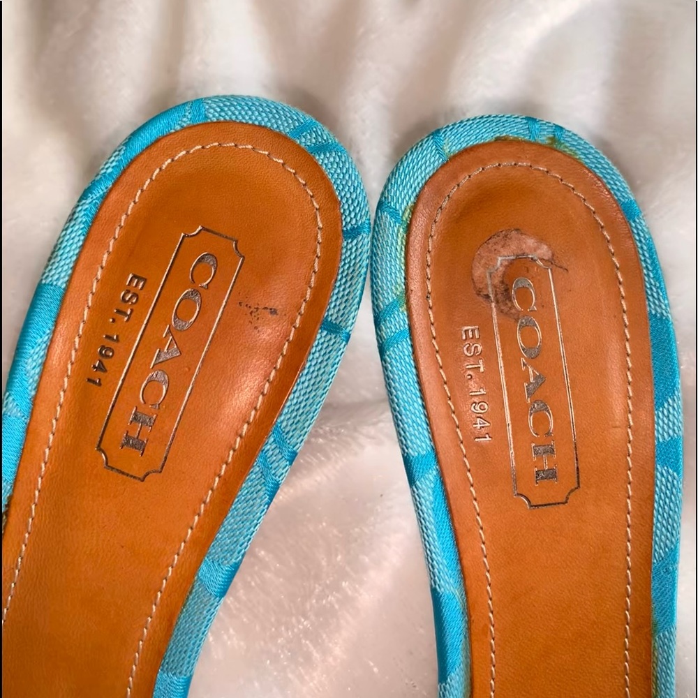 RARE VINTAGE COACH CIARA HEELS - Picture 7 of 9